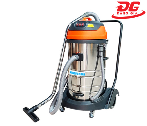 Máy hút bụi công nghiệp nhà xưởng Kungfu Clean KF 80A, công suất 4200W, diện tích sử dụng 01 - 500m2