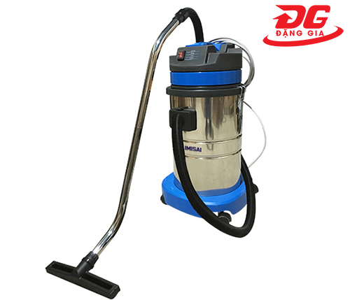 Máy hút bụi công nghiệp Kumisai KMS 30S thùng inox, công suất 1800W, diện tích sử dụng 100 - 150m2