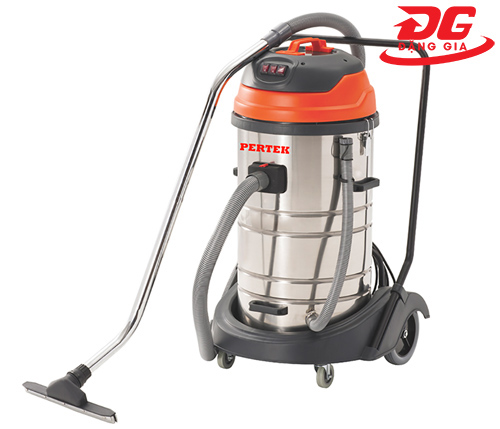 Máy hút bụi công nghiệp nhà xưởng Pertek PT80P, công suất 4500W, diện tích sử dụng 301 - 500m2