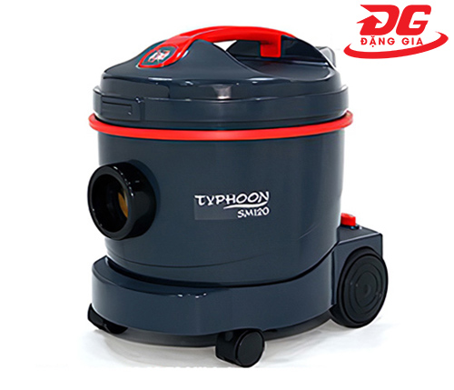 Máy hút bụi công nghiệp cho gia đình Typhoon SM120, công suất 1100W, diện tích sử dụng 100 - 200m²