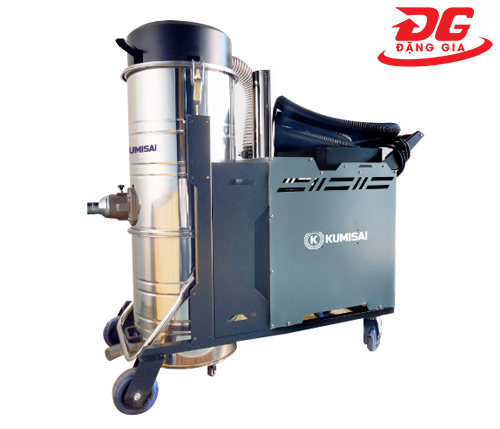 Máy hút bụi công nghiệp nhà xưởng Kumisai KMS 100, công suất 7500W diện tích trên 500m2