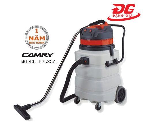 Máy hút bụi thùng nhựa Camry BF583A, công suất 2000W, diện tích sử dụng 301 - 500m2