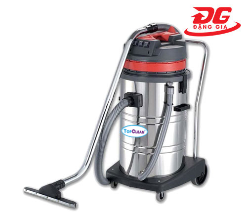 Máy hút bụi công nghiệp TopClean TC80S, công suất 3600W, diện tích sử dụng 301 - 500m2