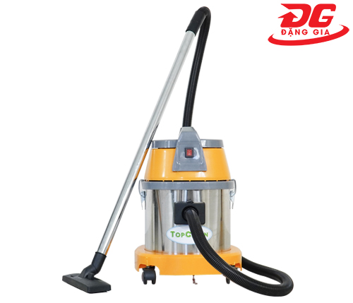 Máy hút bụi công nghiệp loại nhỏ TopClean TC 15S, công suất 1200W, diện tích sử dụng dưới 100m2