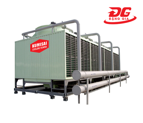 2 tổ hợp tháp giải nhiệt Kumisai KMS 400RT 4Cell