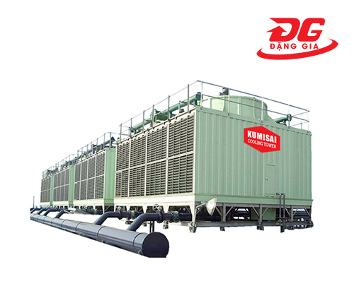 4 tổ hợp tháp giải nhiệt KMS Kumisai 350RT 2Cell