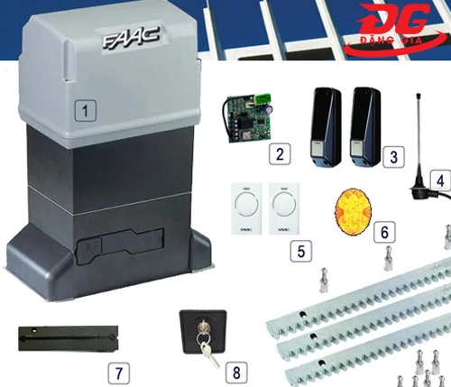 Motor cổng trượt tự động FAAC 844ER - EZ16 3