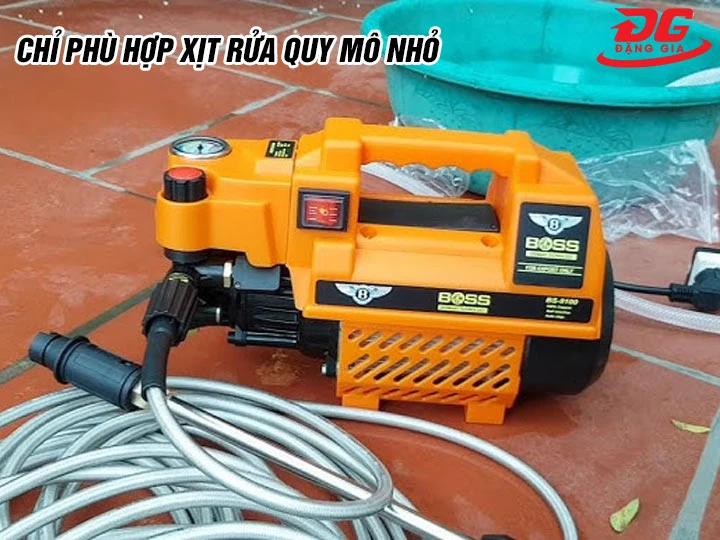 Nhược điểm của máy rửa xe Boss