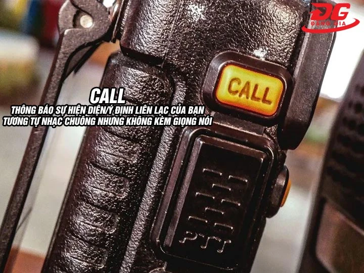 Nút call của bộ đàm