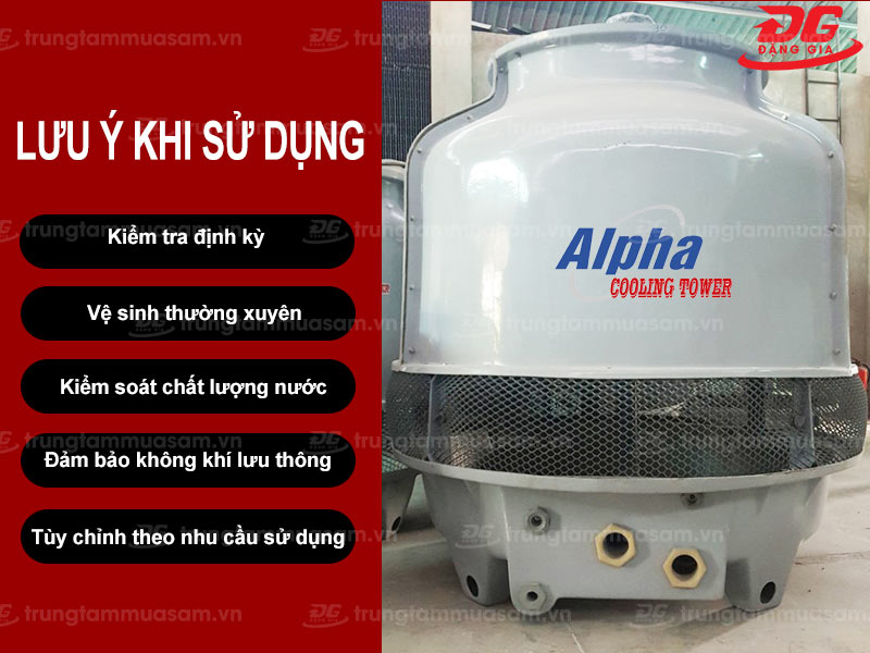 Các lưu ý để vận hành tháp Alpha 30RT bền bỉ
