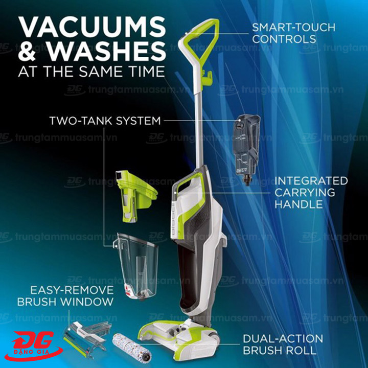 cấu tạo của máy chà sàn bissell crosswave