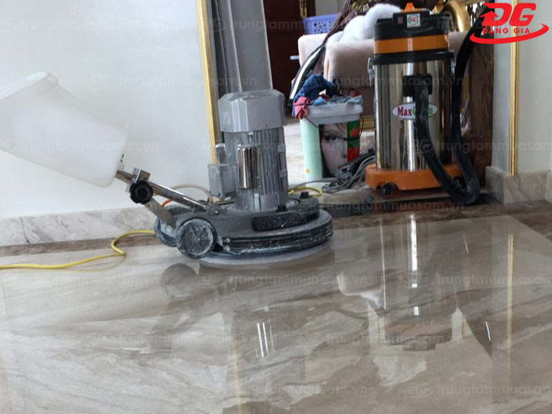 Các bước đánh bóng sàn đá cẩm thạch