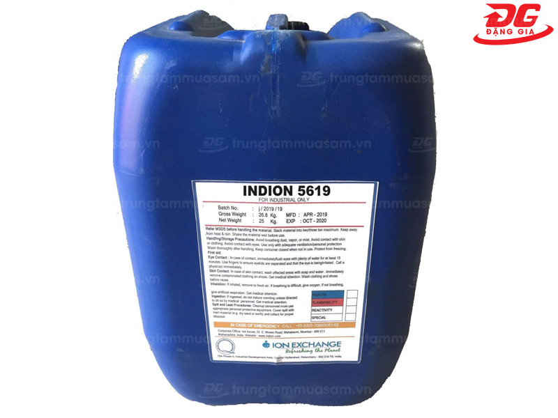 Hoá chất xử lý nước cho tháp giải nhiệt INDION 5619