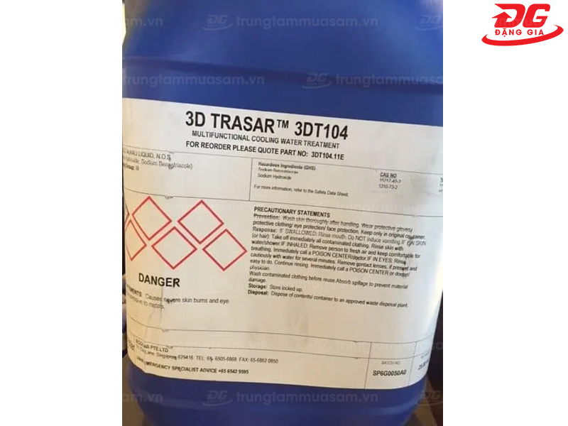 Chất chống ăn mòn cáu cặn Nalco 3DT104