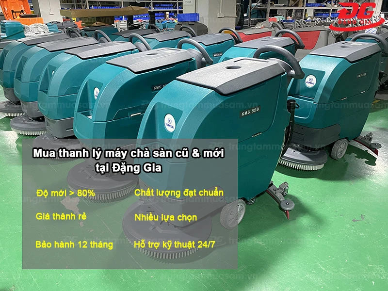 lợi ích của máy chà sàn cũ
