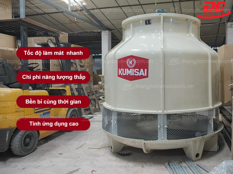 Các ưu điểm nổi bật của tháp làm mát nước chiller
