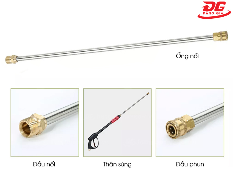 Cấu tạo của súng phun cao áp LT-01