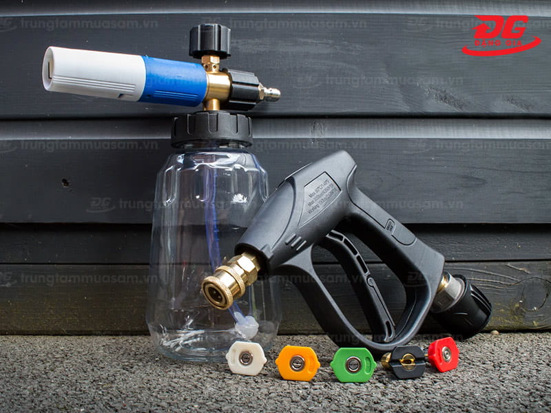 Máy rửa xe mini nên chọn mua súng ngắn