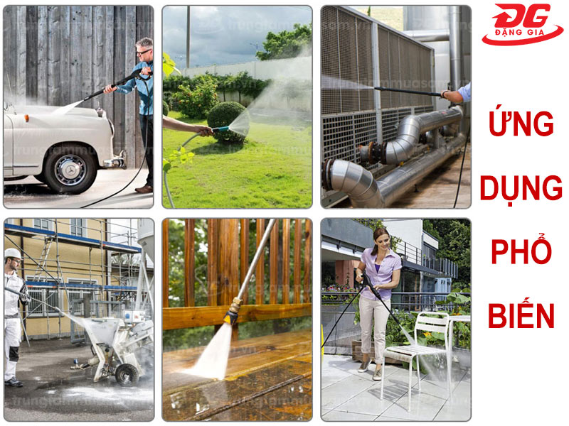 Các ứng dụng của máy rửa xe ô tô chuyên nghiệp Palada 15M26-3.7S2