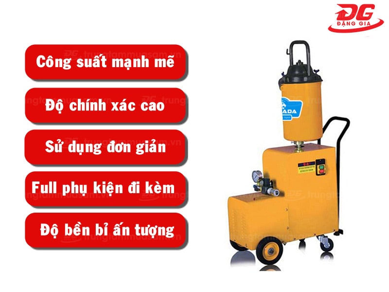 Một số ưu điểm nổi trội của máy bơm mỡ bò bằng điện