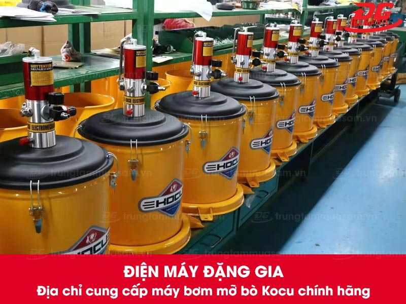 Đặng Gia - Cung cấp máy bơm mỡ bò Kocu chính hãng, đảm bảo quyền lợi tốt nhất cho khách hàng