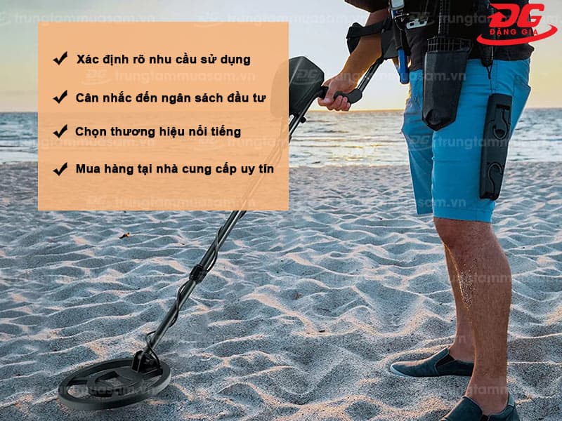 Một số lưu ý khi mua máy tìm kiếm kim loại dưới đất