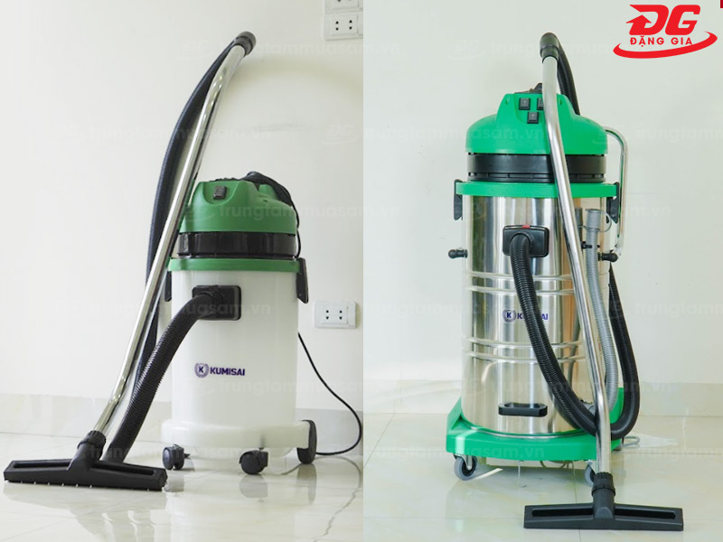 Máy hút bụi thùng bằng nhựa và inox