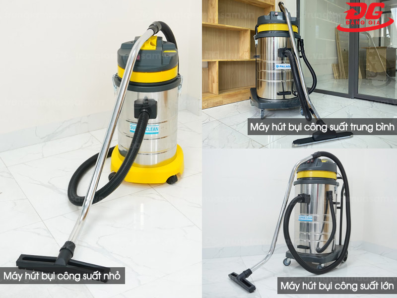 Phân chia máy hút bụi theo công suất