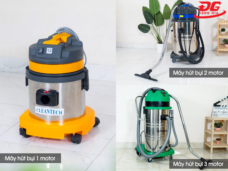 Phân loại máy hút bụi nhà xưởng theo số lượng motor
