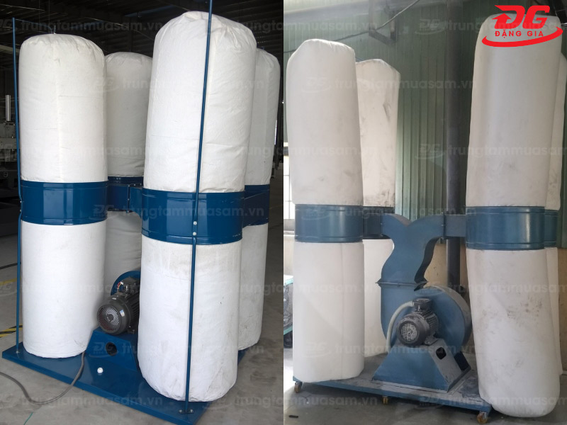 Máy hút bụi công nghiệp sử dụng 4 túi vải