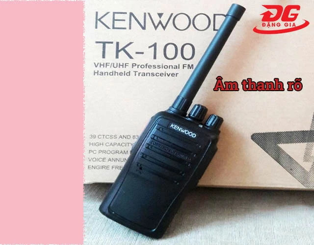 Máy bộ đàm cầm tay Kenwood TK 100 âm thanh rõ