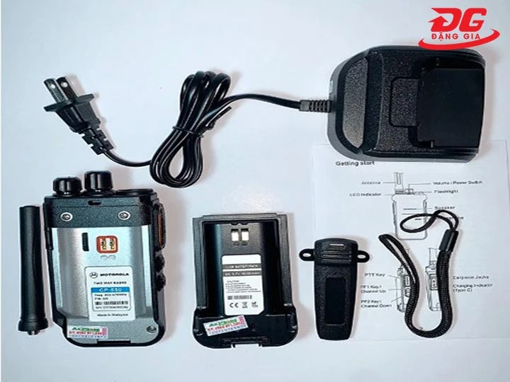 máy bộ đàm Motorola CP 550 pin khỏe