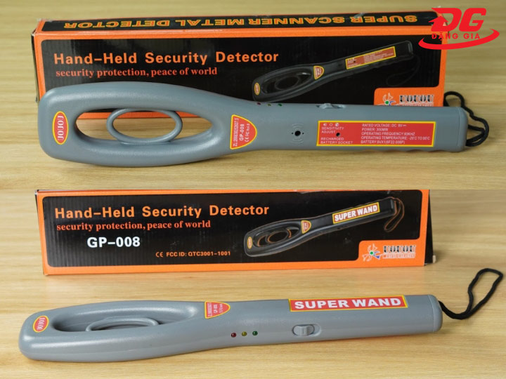 lưu ý Máy dò kim loại Super Wand GP 008