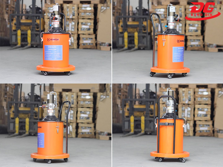 kết cấu máy bơm mỡ Kumisai KMS-20S