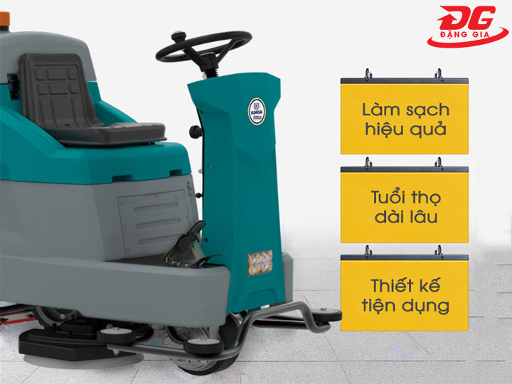 Điểm mạnh máy chà sàn ngồi lái Kumisai KMS 110B
