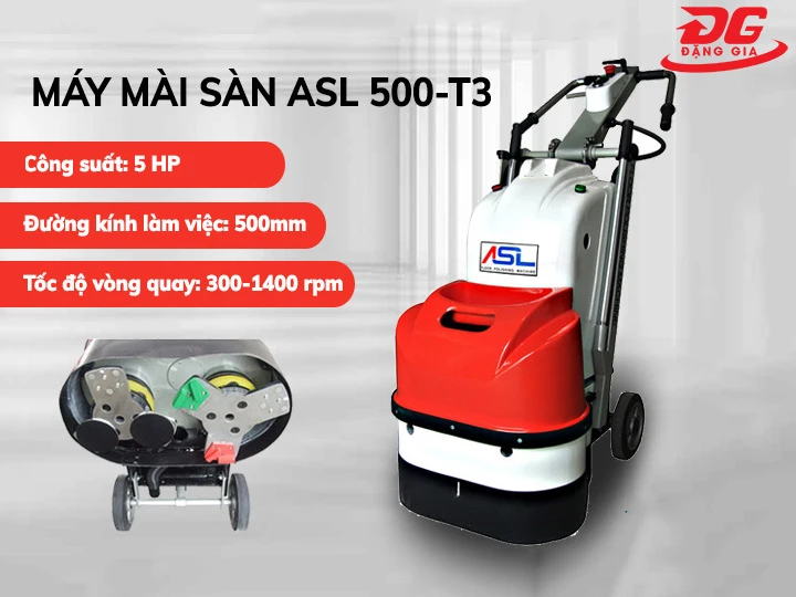 mâm mài kép của máy mài sàn bê tông ASL500-T3