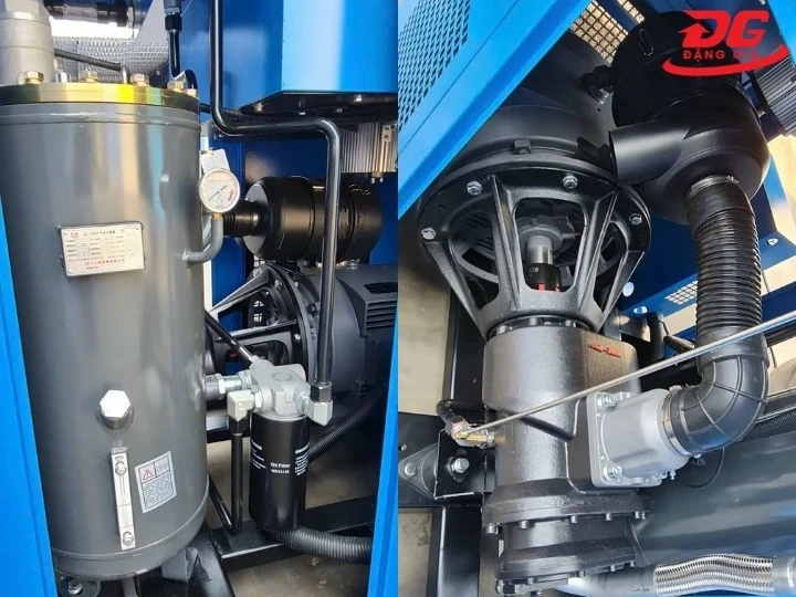 Máy nén khí trục vít Pegasus TMPM75A động cơ mạnh