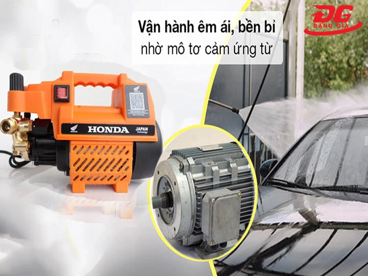 Máy rửa xe Honda H02B 3500w xịt rửa mạnh