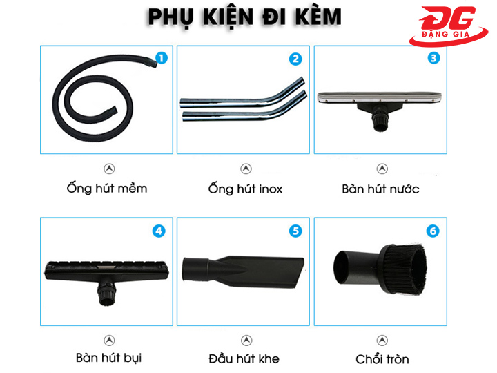 phụ kiện máy hút bụi công nghiệp công suất lớn Supper Clean SC 90