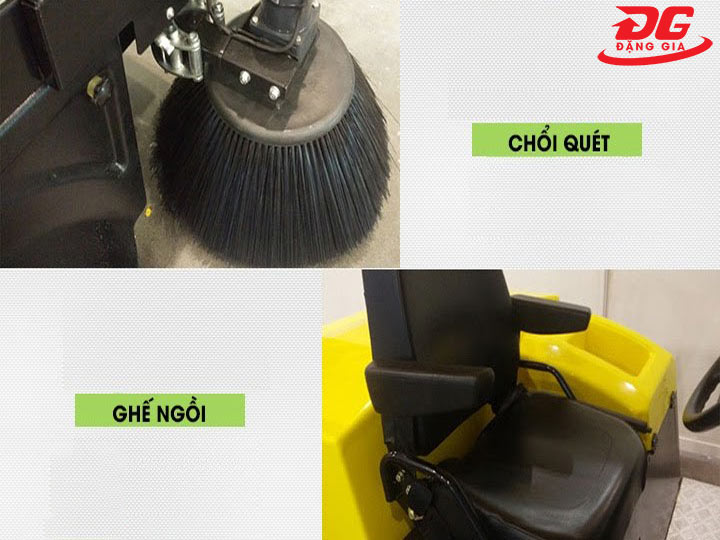 Chổi quét và ghế của Palada PD 1600W