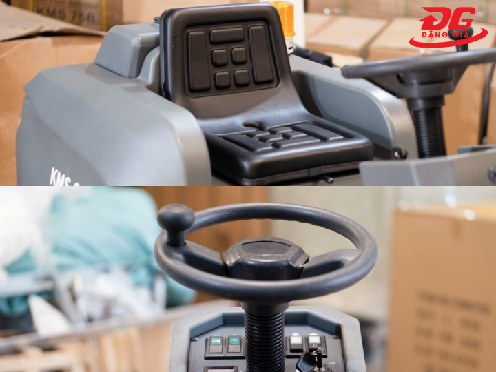 Thiết kế Xe quét rác ngồi lái Kumisai KMS-S4
