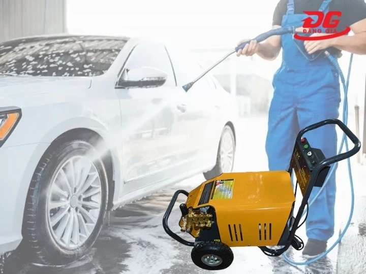 sử dụng máy rửa xe V-JET VJ 200/5.5