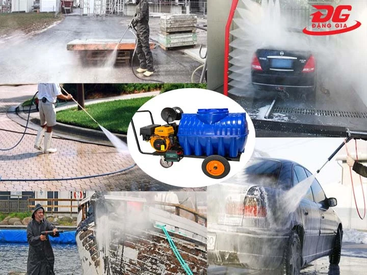 ứng dụng Máy rửa xe cao áp Lutian 3WZ-300T