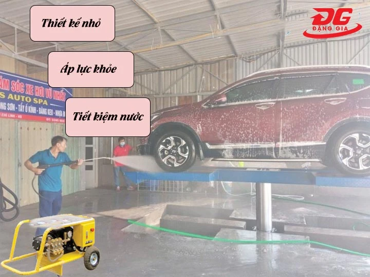 ưu điểm Máy rửa xe công nghiệp V-JET 300/18E