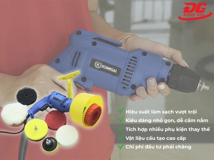 ưu điểm máy chà sàn Kumisai KMS 600