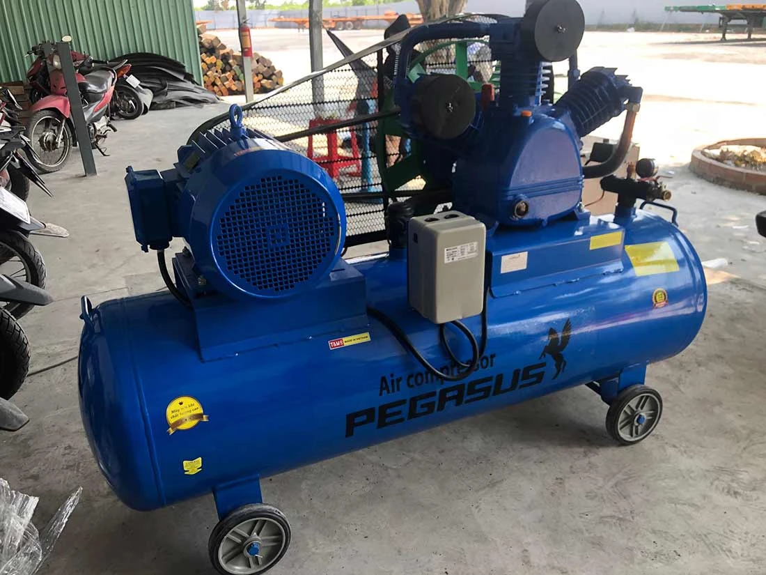 Hoàn tất đơn hàng máy nén khí Pegasus 15HP 300L cho xưởng cơ khí Hà Anh