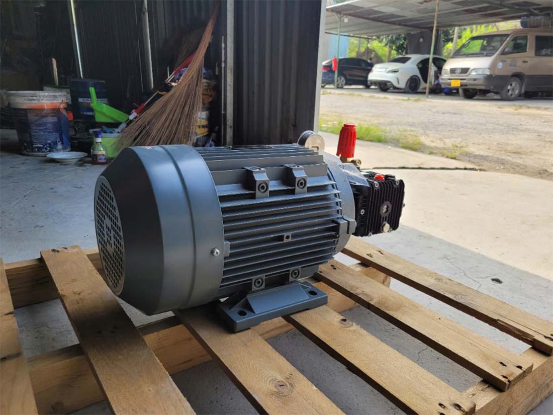 Hoàn tất đơn hàng giao đầu máy rửa xe 5.5kW cho tiệm Rửa xe 5S Bình Dương
