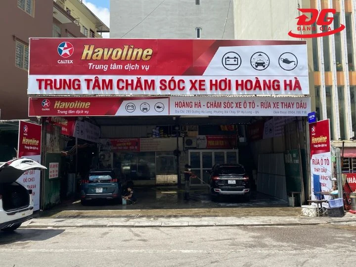 Tiệm rửa xe Hoàng Hà Quảng Ninh 
