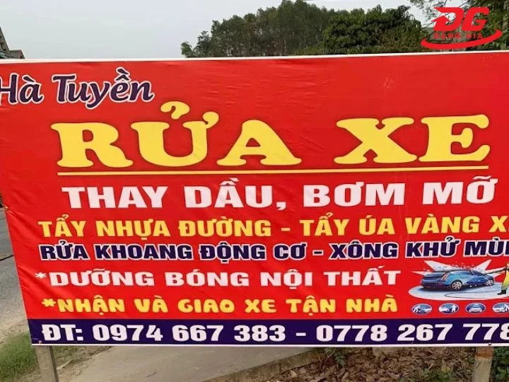 Tiệm rửa xe Tuyên Quang Hà Tuyền