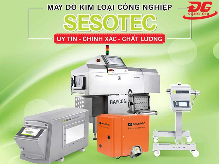 Máy dò kim loại Sesotec: Phát hiện nhanh, Vận hành cực dễ